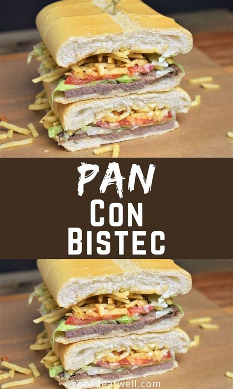 Pan con Bistec | Dinner sandwiches, Steak sandwich recipes, Recipe for mom