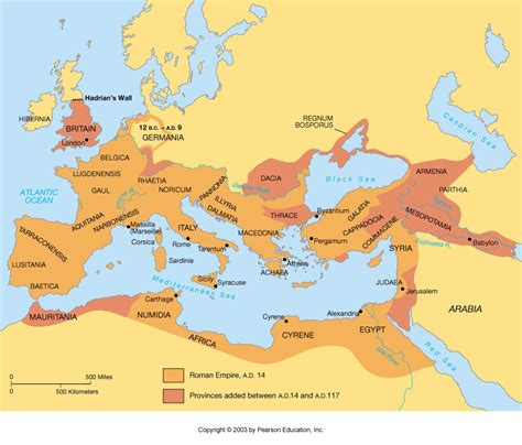 Древний рим, Карта, История