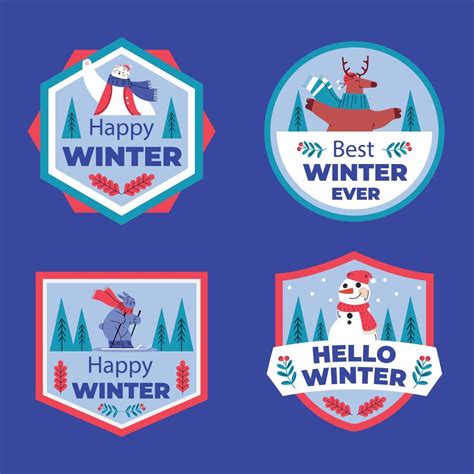 hand drawn winter logo element vector 15258436 Vector Art at Vecteezy