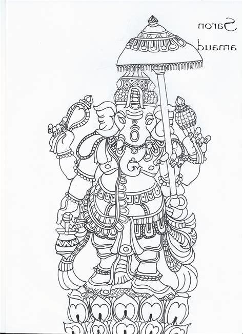 Lord Ganesha Pencil Sketch