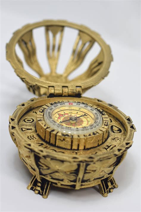 "This is a beautiful 3D printed Liahona with a working compass inside. This a great display ...