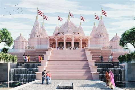 Take a look at the final design of Abu Dhabi's first Hindu temple - Masala.com