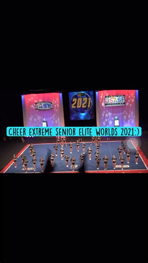 Cheer extreme senior elite worlds 2021:) | Cheer extreme, Cheer, Elite