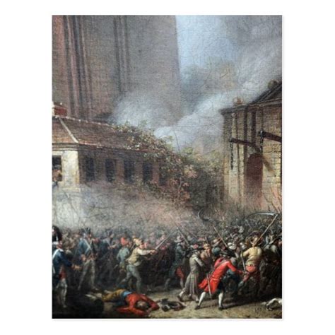 Storming the Bastille, 14 July 1789 Postcard | Zazzle