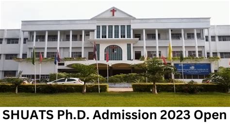 SHUATS PhD Admission 2023-24 Open; Last Date to Apply is January 20