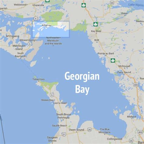 Map - Northern Georgian Bay Association