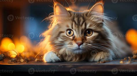 AI generated cat photo wallpaper 35162731 Stock Photo at Vecteezy