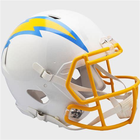 Los Angeles Chargers 2020 Riddell Full Size Authentic Speed Helmet