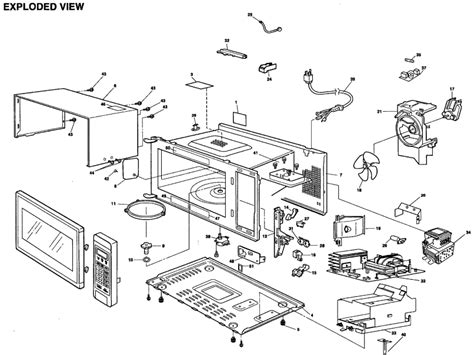 Panasonic Inverter Microwave Parts Diagram | Reviewmotors.co