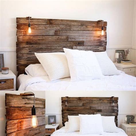 30+ Creative DIY Bedroom Headboard To Make It More Comfortable | Europaletten bett, Schlafzimmer ...