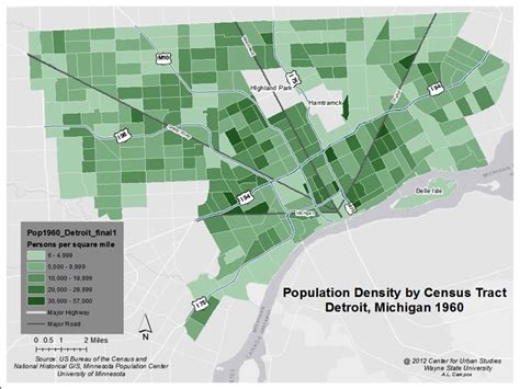 Detroit’s population density | Drawing Detroit