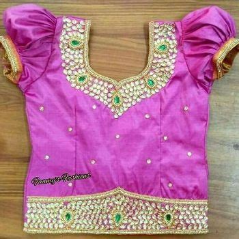 115 Latest Maggam Work Blouse Designs for (2022): Images & Catalogue | Blouse work designs ...