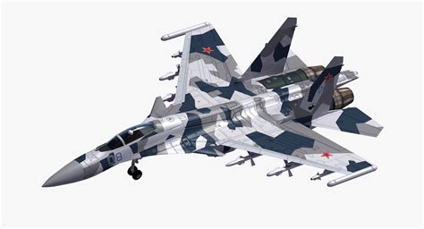 苏霍伊 Su-35 Flanker-E 3D模型 $49 - .unknown .obj .max - Free3D