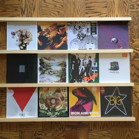 Easy DIY Modern Vinyl Record Wall Display Ledge Shelf | Mid Century Modern | Record wall display ...