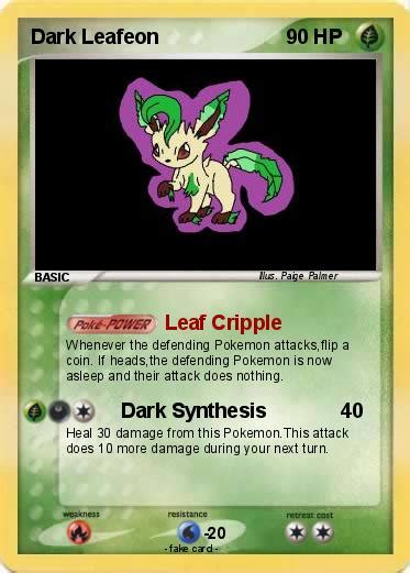 Pokémon Dark Leafeon - Leaf Cripple - My Pokemon Card