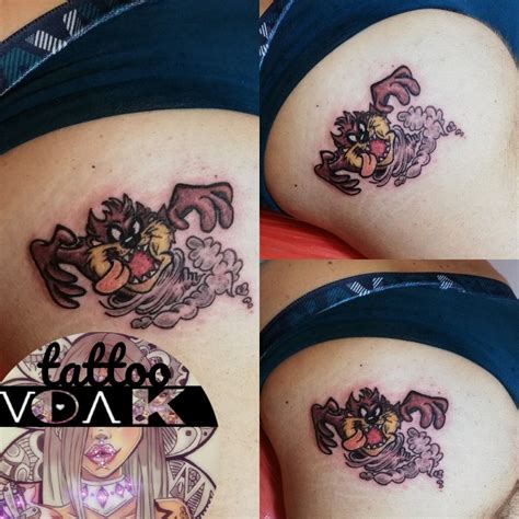 Taz tattoo looney tunes | Taz tattoo, Tattoos, Paw print tattoo