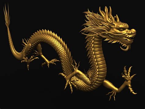 3d ancient dragon chinese