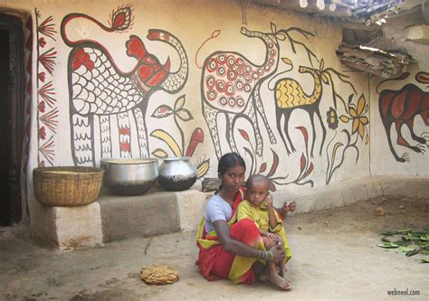 Sohrai Paintings Tribal Art Jharkhand 7