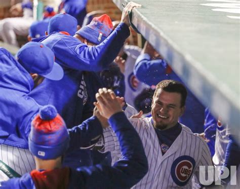 Photo: Cubs Kyle Schwarber hits three-run home run against the Phillies ...