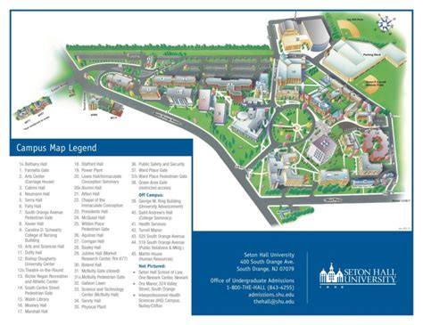 Seton Hall Campus_Map - Rockley Family Foundation