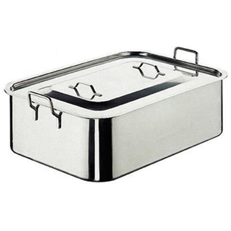 Stainless Steel Roasting Pans With Lids - Foter