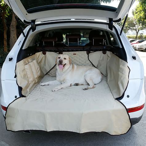 Waterproof Pet Dog Car Barrier Mats SUV Cargo Liner Dogs Carrier Seat Cover For SUV Truck Pet ...