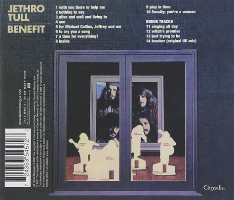 Classic Rock Covers Database: Jethro Tull - Benefit (1970)