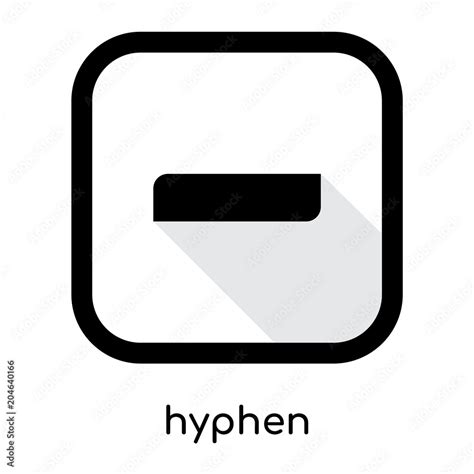 hyphen symbol image isolated on white background , black vector sign and symbols Stock 벡터 ...