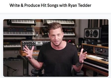 Monthly + Ryan Tedder: Write & Produce Hit Songs - Monk Course