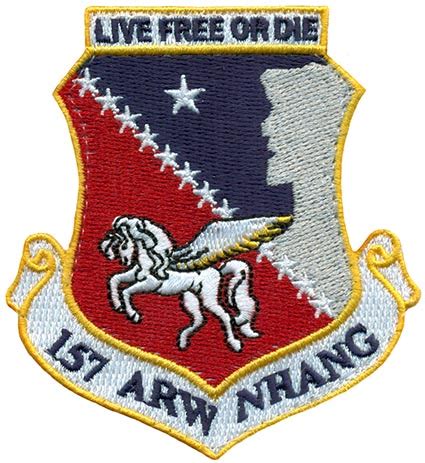 157th AIR REFUELING WING – LIVE FREE OR DIE | Flightline Insignia