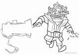 Clash Royale Coloring Pages Electro Wizard  Free Printable sketch template