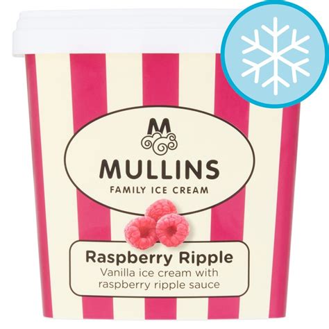 Mullins Raspberry Ripple Ice Cream 900ml - Tesco Groceries