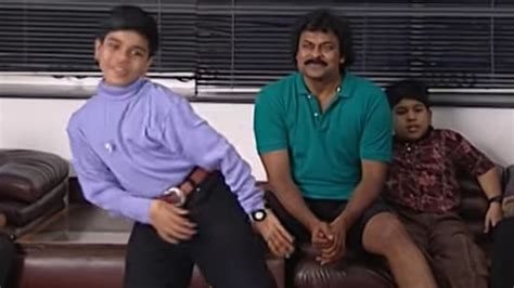 When Chiranjeevi cheered for young Ram Charan, Allu Arjun dancing as kids. Watch - Hindustan Times