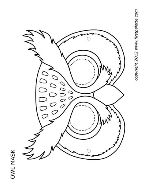 Printable Owl Mask