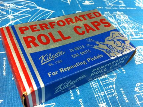 Vintage Kilgore Perforated Roll Caps For Repeating Pistols