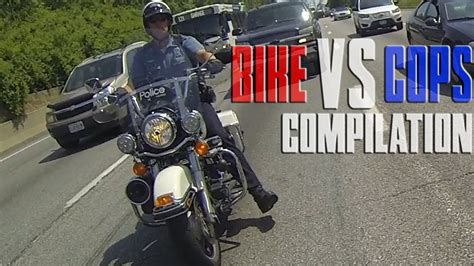 Bike VS Cops Motorcycle Cop Chase Compilation Video 2016 Bikers Running ...