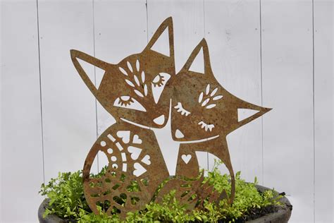 Baby Fox's Cuddling — Mr Fox's Garden-Decorative Art - Animals