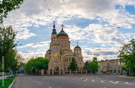 Kharkiv, Ukraine - Spring 2022: One of the largest cathedrals in ...