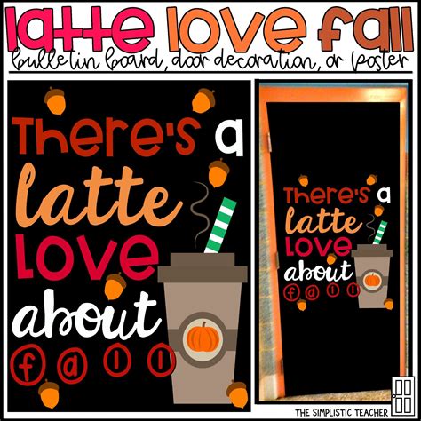 FALL COFFEE DECOR Aesthetic Room Decor Door Decoration - Etsy