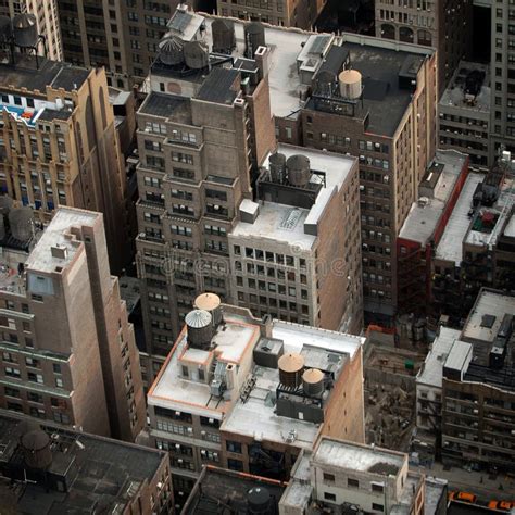 Aerial View of NYC Buildings Stock Image - Image of cosmopolitan ...