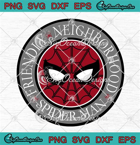 Spider-Man No Way Home Friendly Neighborhood SVG Marvel Gift SVG PNG ...