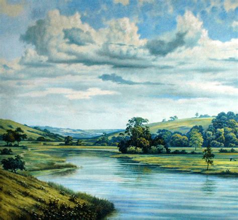 English Countryside Painting