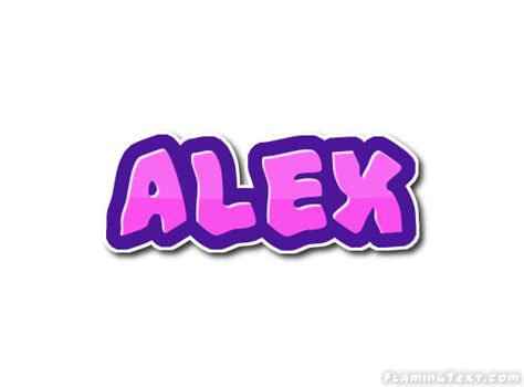 Alex Logo | Free Name Design Tool from Flaming Text