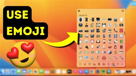 How to Use Emoji in Macbook Air/ Pro or iMac - YouTube