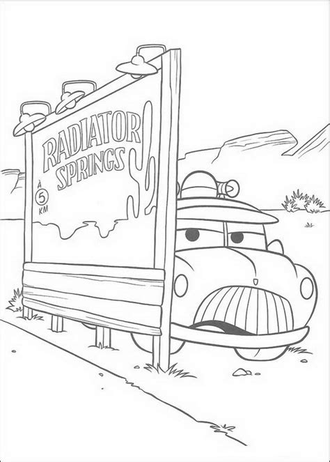 Cars Coloring Pages - Coloringpages1001.com