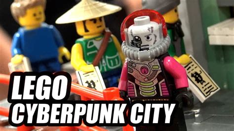 LEGO Cyberpunk Futuristic City Towers