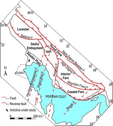 Location map of the Abadan Plain in the Zagros, reproduced after... | Download Scientific Diagram