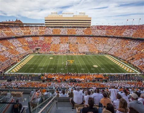 Tennessee Volunteers Neyland Stadium UT Vols NCAA Football Checkerboard ...