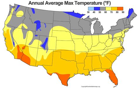 US Temperature Map | Temperature Map of United States