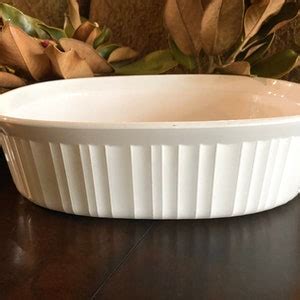 Corning Ware French White Casserole, Vintage Corningware French White ...